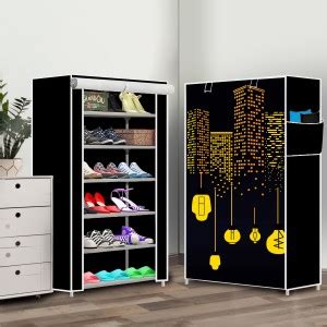 dbeautify 6 Layer Digital Printed Plastic Collapsible Shoe Stand Price ...