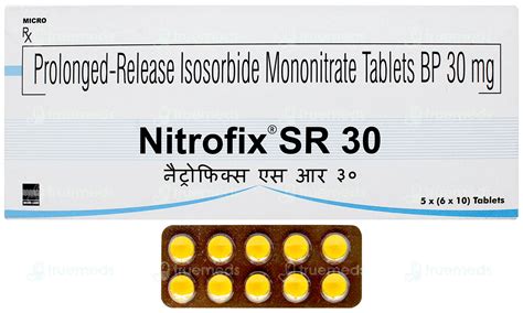 Nitrofix 30 MG | Order Nitrofix 30 MG Tablet Sr Online at Truemeds