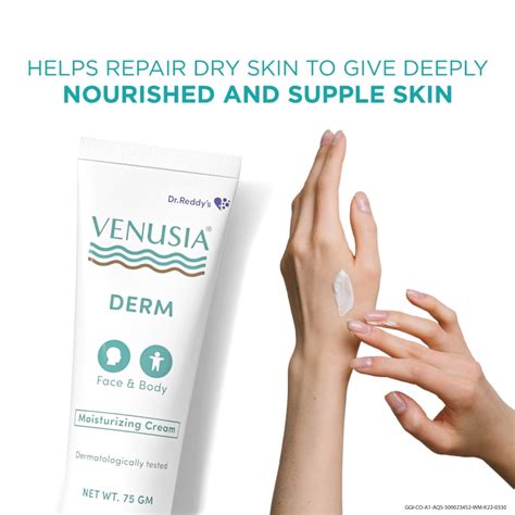 Dr. Reddy's I Venusia DERM Moisturizing Cream for Dry Skin I For Face ...