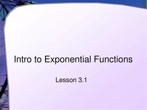 Exponential Graph Intro 的图像结果
