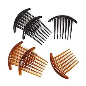 Honbay 6PCS Plastic 7 Tooth French Twist Combs Hair Side Combs Clips ...
