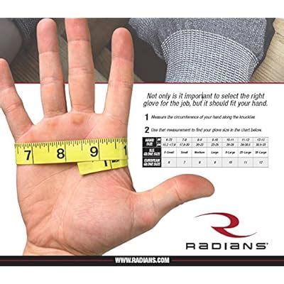 Buy Radians RWG532 Touchscreen Cut Protection Level A2 Work Glove ...