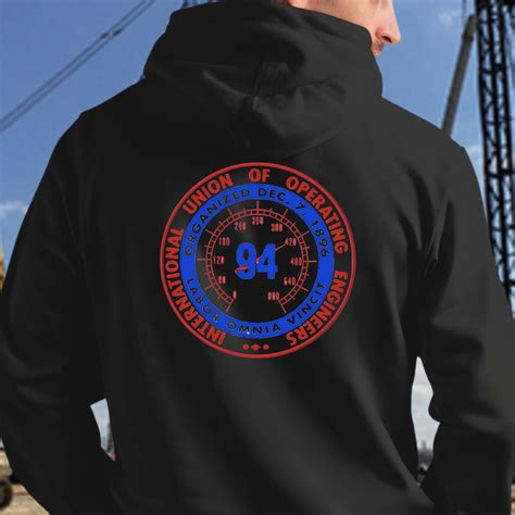 Local 94 Operating Engineer Hoodie, Custom Sweatshirt, Unisex, Union ...