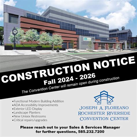 Upcoming Renovations | Joseph A. Floreano Rochester Riverside ...