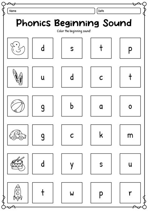 12 Free Jolly Phonics Worksheets - Free PDF at worksheeto.com