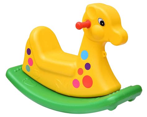 eHomeKart Playgro Kid's Plastic Giraffe Ride-on (76x31x51cm, Colour May ...