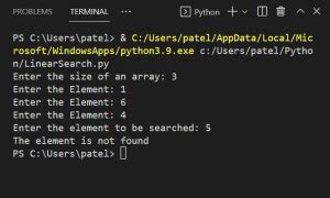 Image result for Linear Search in List in Python
