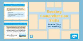 Reading Comprehension Skills: Questioning PowerPoint (Year 3-4)