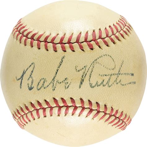 The Real Value of a Babe Ruth Signed Baseball | High-End Collectibles