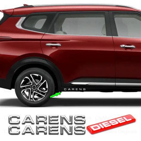 CarMetics CARENS 3d letters for KIA Carens Dark colored cars (carens ...