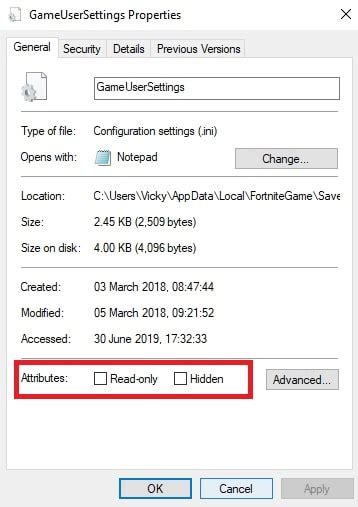 Gameusersettings File Fortnite 的图像结果