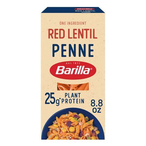 Barilla 14g Protein Red Lentil Penne Pasta - 8.8 oz (Pack of 2 ...