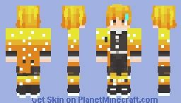 Image result for Demon Slayer Minecraft Skin Java