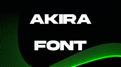 Akira Font Free Download