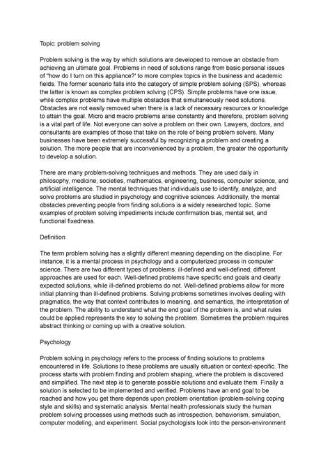 Résolution de problème Problem Solving Examples 的图像结果