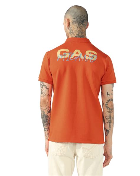 Regular fit polo with printed chest and sleeve text.