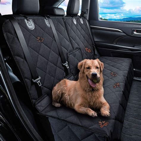 Bench Dog Car Seat Cover for Back Seat Waterproof Dog Seat Covers Durable Scratch Proof Nonslip ...