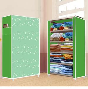 Furndaddy 5 Shelf Foldable Collapsible Wardrobe Storage Organizer ...