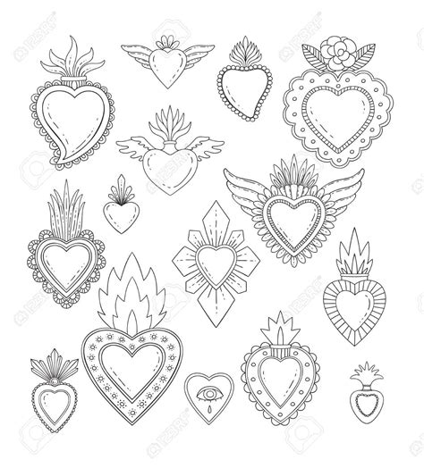 Related image | Artesanato mexicano, Tatuagem de coração, Bruxinhas desenho