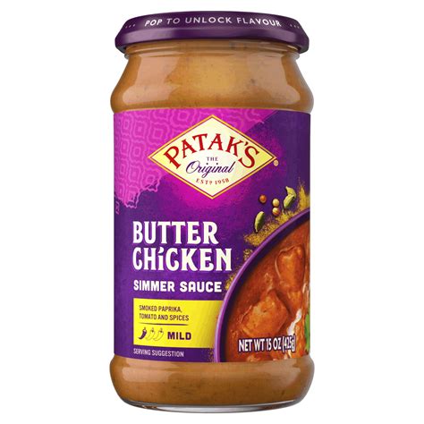 Butter Chicken Simmer Sauce - Pataks USA