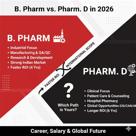 B. Pharm vs. Pharm. D in 2026: Which Pharmacy Career Offers the Best ...