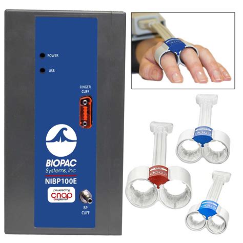 Noninvasive Blood Pressure Amplifier (NIBP) | NIBP100E | Education, Research | BIOPAC