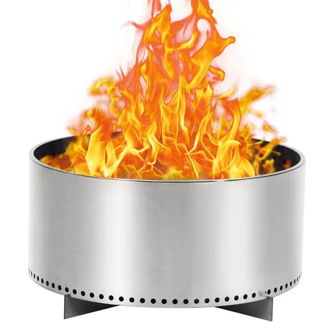 Snapklik.com : 27 Portable Stainless Steel Smokeless Fire Pit