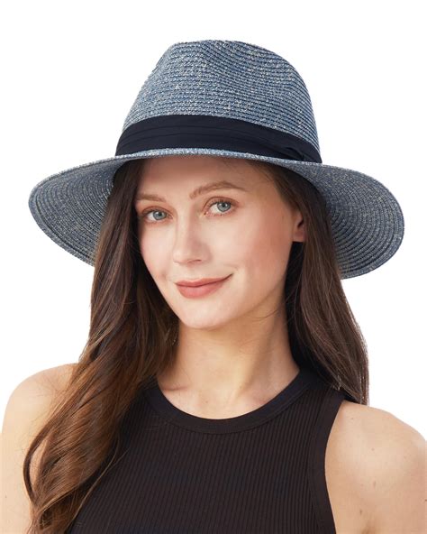 Zylioo XXL Oversize Straw Panama Hats,Fedora Beach Sun Hat for Big Heads,Wide Brim Summer Travel ...