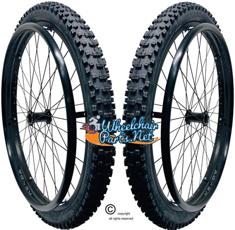 24" x 2" 36 Spoke Rim With Kenda Nevegal All Terrain Tire. Set of 2 ...