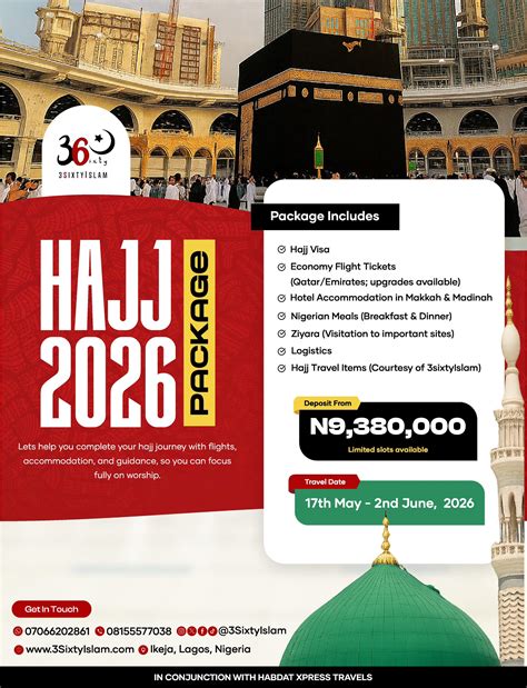 LAGOS ANNOUNCES N8.561M AS FINAL FARE FOR 2026 HAJJ, FIXES N5.7M FOR ...