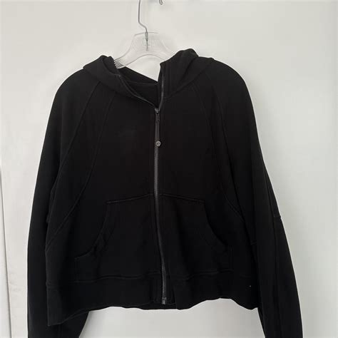 Lululemon Women's Black Sweatshirt | Depop