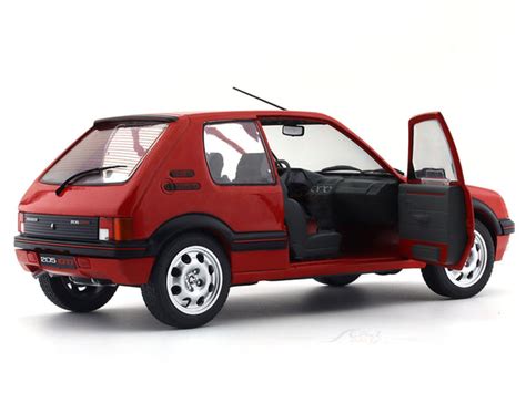 Paint Rashes : Solido 1:18 1988 Peugeot 205 1.9 GTi red diecast Scale ...