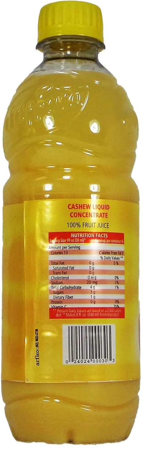 Buy Dafruta Cashew Juice Concentrate - 16.9 FL.Oz | Suco Concentrado ...
