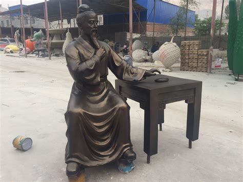 仿铜玻璃钢雕塑定制 古代华佗李时珍扁鹊名医人物雕雕像厂家现货-阿里巴巴