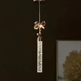 Buy DENICRAAS 6W Crystal Pendant Hanging LED Light | Gel Glass Rod with ...