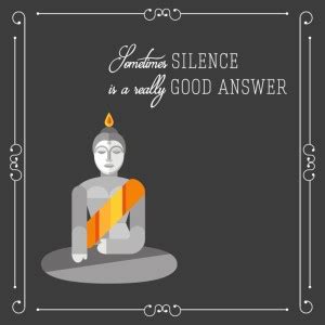 KD sometimes silence Sticker Poster|Motivational quotes|Inspirational ...