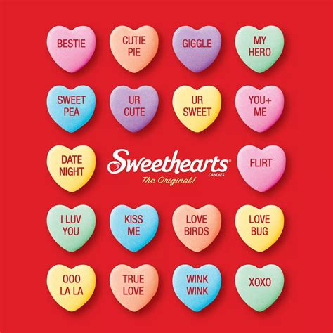 Sweethearts Original Conversation Hearts Valentine's Candy - Shop Candy ...