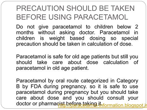 Paracetamol information ppt | PPTX