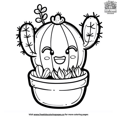 Plant Coloring Pages Cute