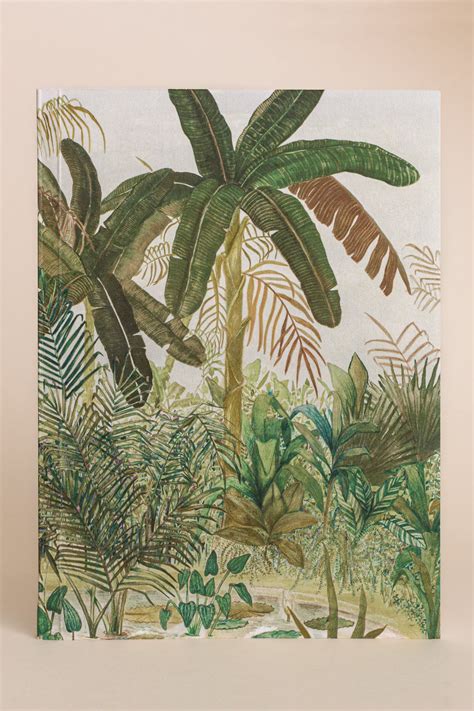Shop Banana Print Plain Paper Notebook | Wild Garden — Tilla
