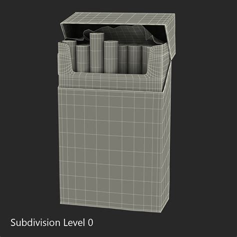 3D model Opened Cigarettes Pack Winston | 3D Molier International