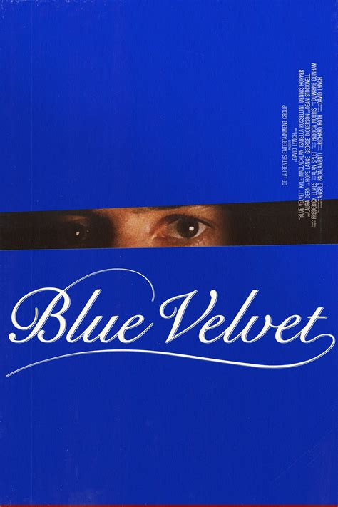 Blue Velvet (1986) - Posters — The Movie Database (TMDB)