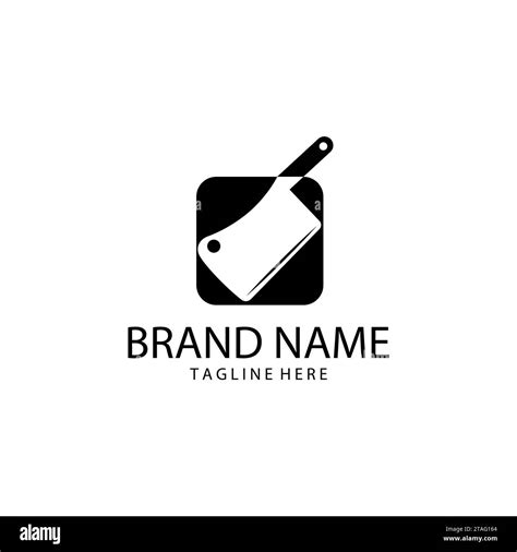 meat cutting knife vector logo design Stock Vector Image & Art - Alamy