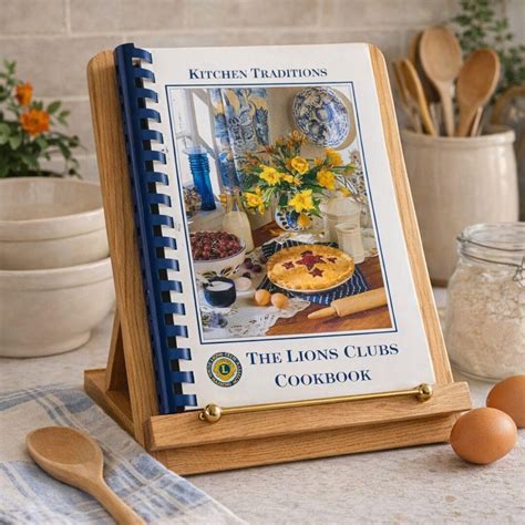 Vintage Kitchen Traditions Lions Clubs Cookbook Spiral Bound Community ...
