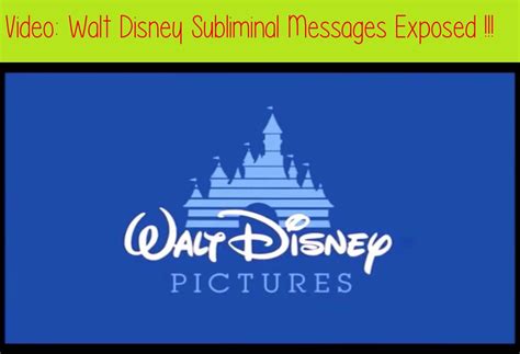 Walt Disney Subliminal Messages Exposed !!! #SubliminalMessages | Disney subliminal messages ...