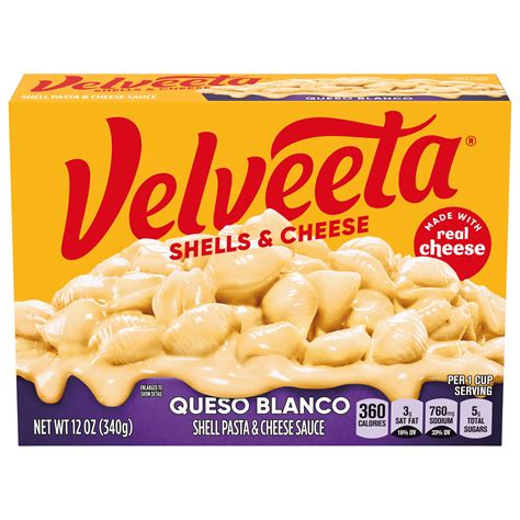 Buy Velveeta Shells & Cheese Queso Blanco Shell Pasta & Cheese Sauce ...