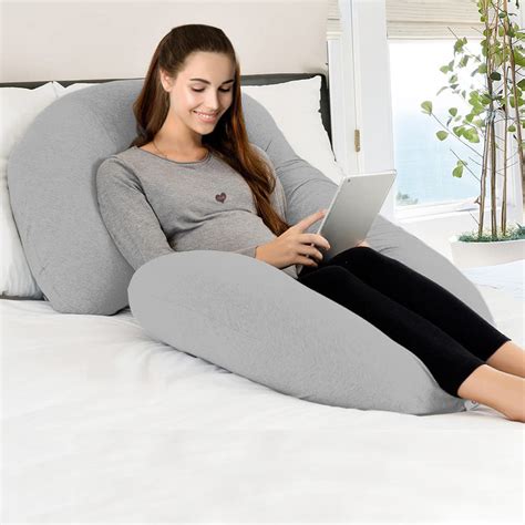 Grey - C Premium LYTE Pregnancy Body Pillow | Maternity Pillow – Coozly