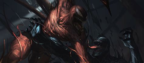 2460x1080 Resolution Carnage vs Venom Marvel Superhero 2460x1080 ...