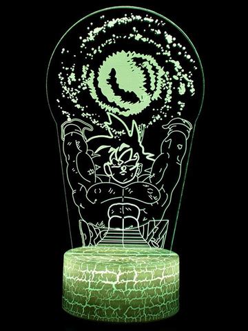 ComicSense Goku Spirit Bomb Dragonball Z Anime 3D Illusion LED lamp -16 ...