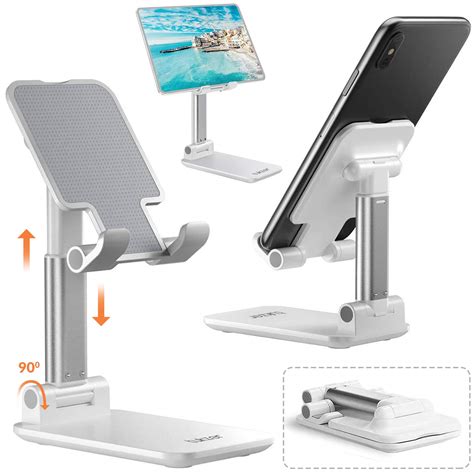 Tukzer Fully Foldable Tabletop Desktop Tablet Mobile Stand Holder ...